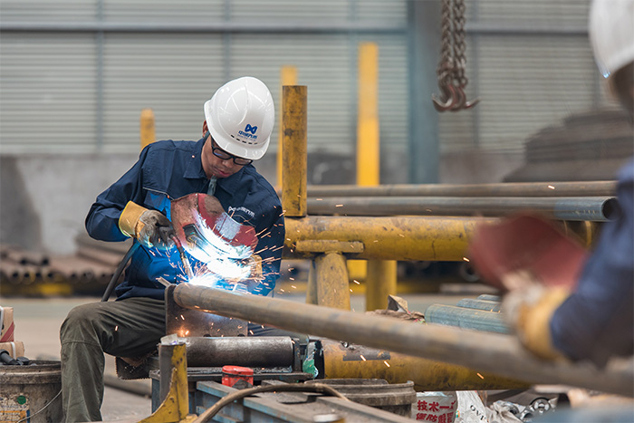 江都网架焊接车间